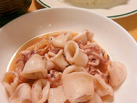 超簡単♪ヤリイカのバター炒め☆おつまみにも^^